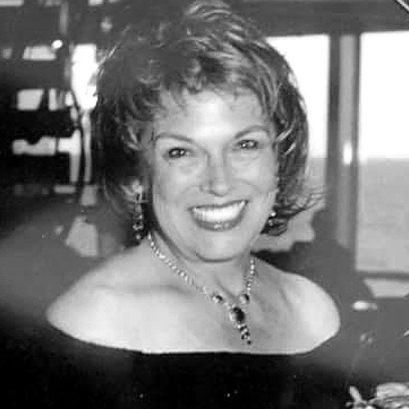 Black-and-white portrait of Vanessa Lorenzen